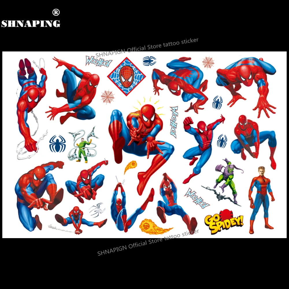 Shnapign милый человек паук Дети мультфильм Временные