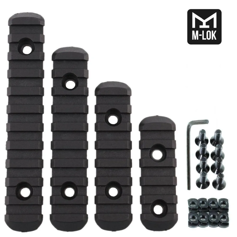 airsoft ar 15 accessories tactical gun accessories M-Lok System Rail Section pannel rail for rifle scope for hunting (2)