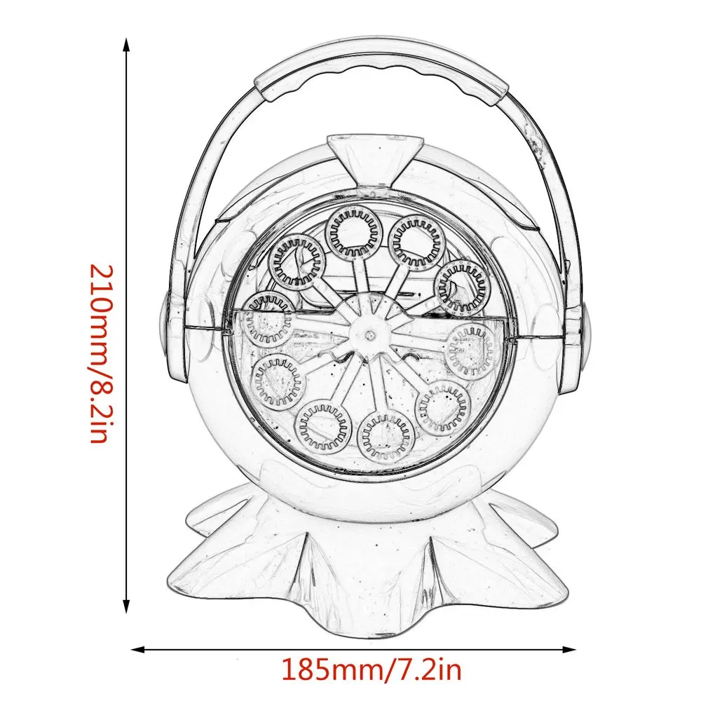 Portable Automatic Bubble Machine Maker Bubble Blowing Soap Bubbles for Outdoor Indoor Party Bubbles Maker Blower Toy Gift Kids