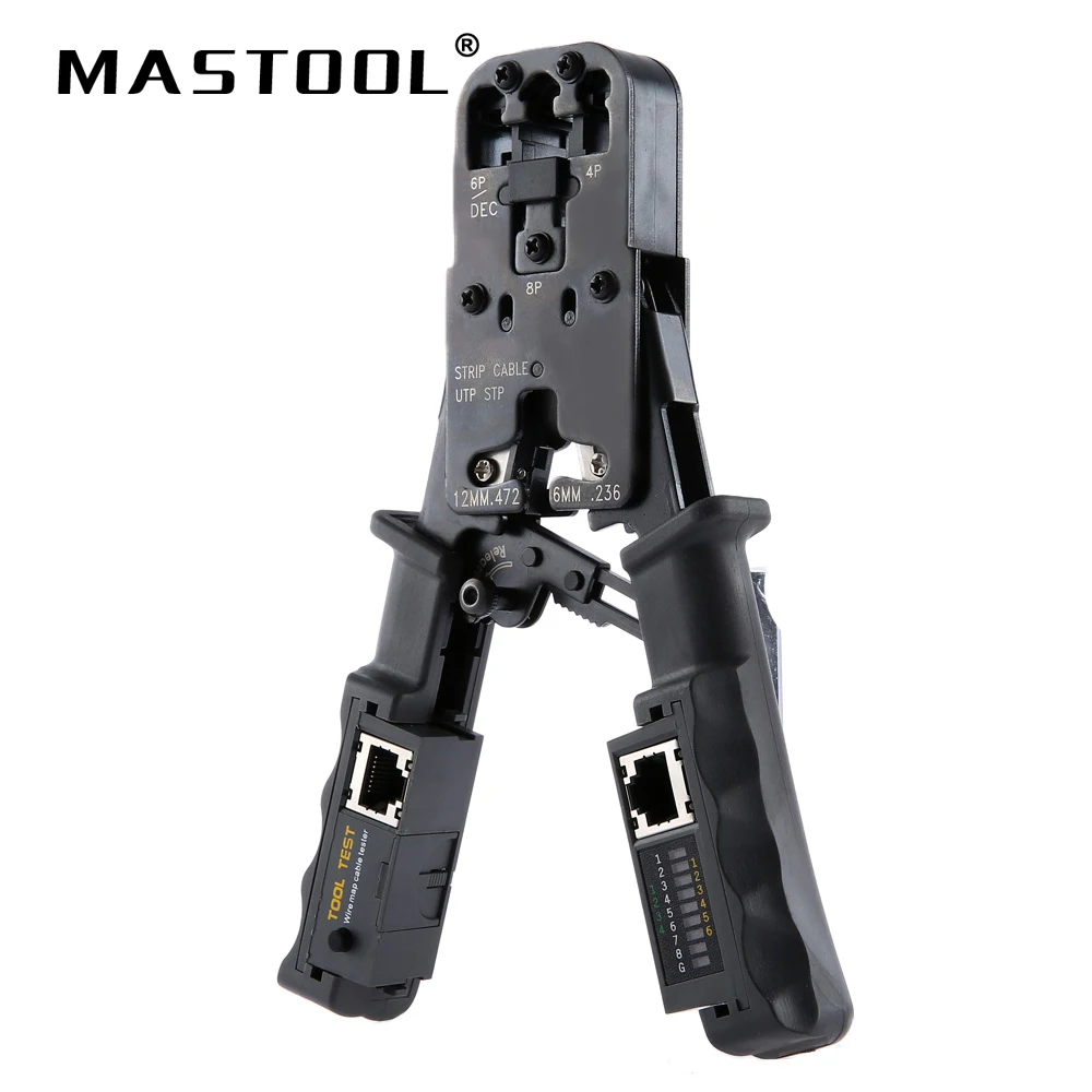 

2 In 1 Multifunction Pliers Network Tool Test Crimping Pliers Detachable Cable Tester Integrated Stripping And Cutting Tool