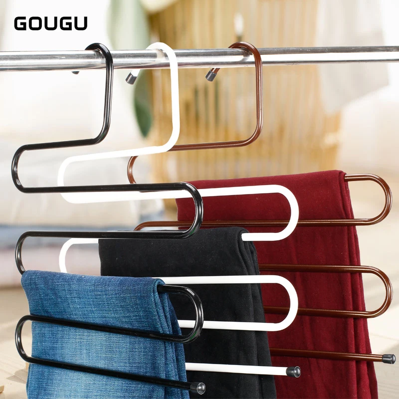 Gougu S Shape Multi Purpose Hangers Metal Trousers Hanger/Rack