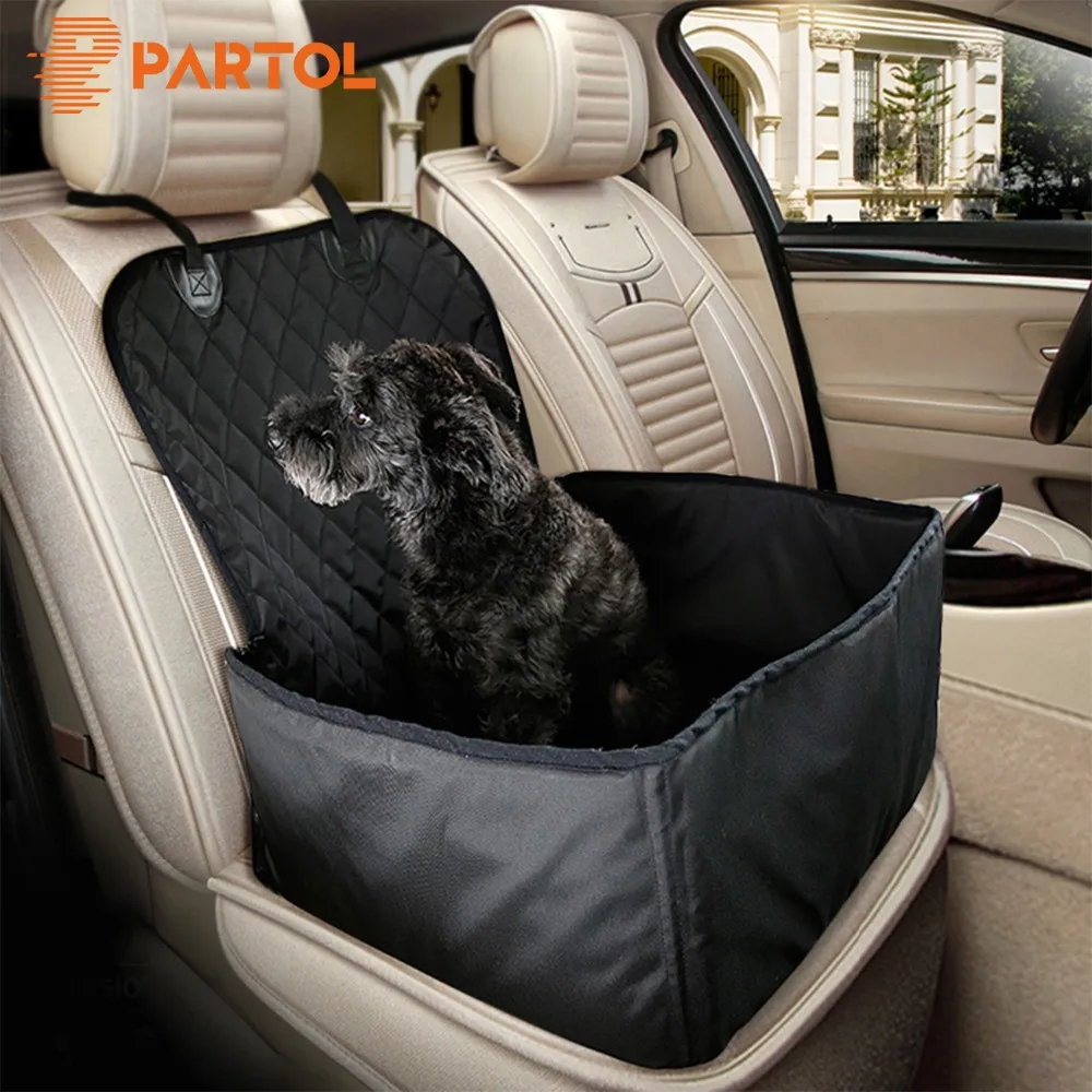 

Partol 2 in 1 Seat Covers Pet Carrier Car Interior Accessories Universal Auto Pet Dog Seat Covers Waterproof Pet Mat Dog Cat Bag
