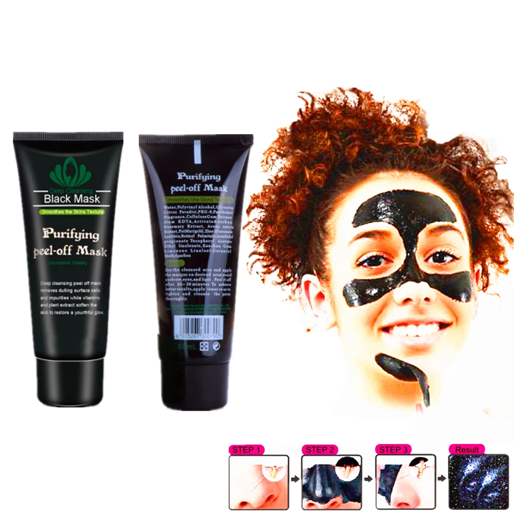 

High Quality Blackhead Face Mask Remover Nose Mask Deep Cleansing Acne Treatment Pore Cleanser Face Neck Skin Care Black Head