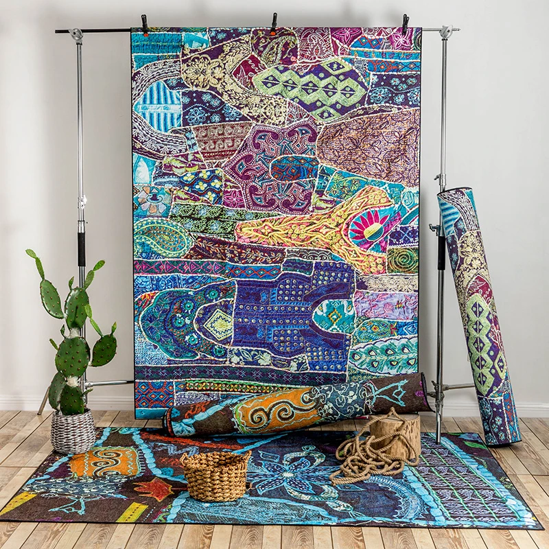 Красочные современные мягкие большие ковры в стиле Марокко для гостиной, спальни, ковры для дома, ковер для двери, тонкий ковер, модный