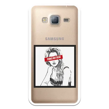 

Stand case costume drawing Punks Not Dead WP002 for Samsung Galaxy J3/J3 2016