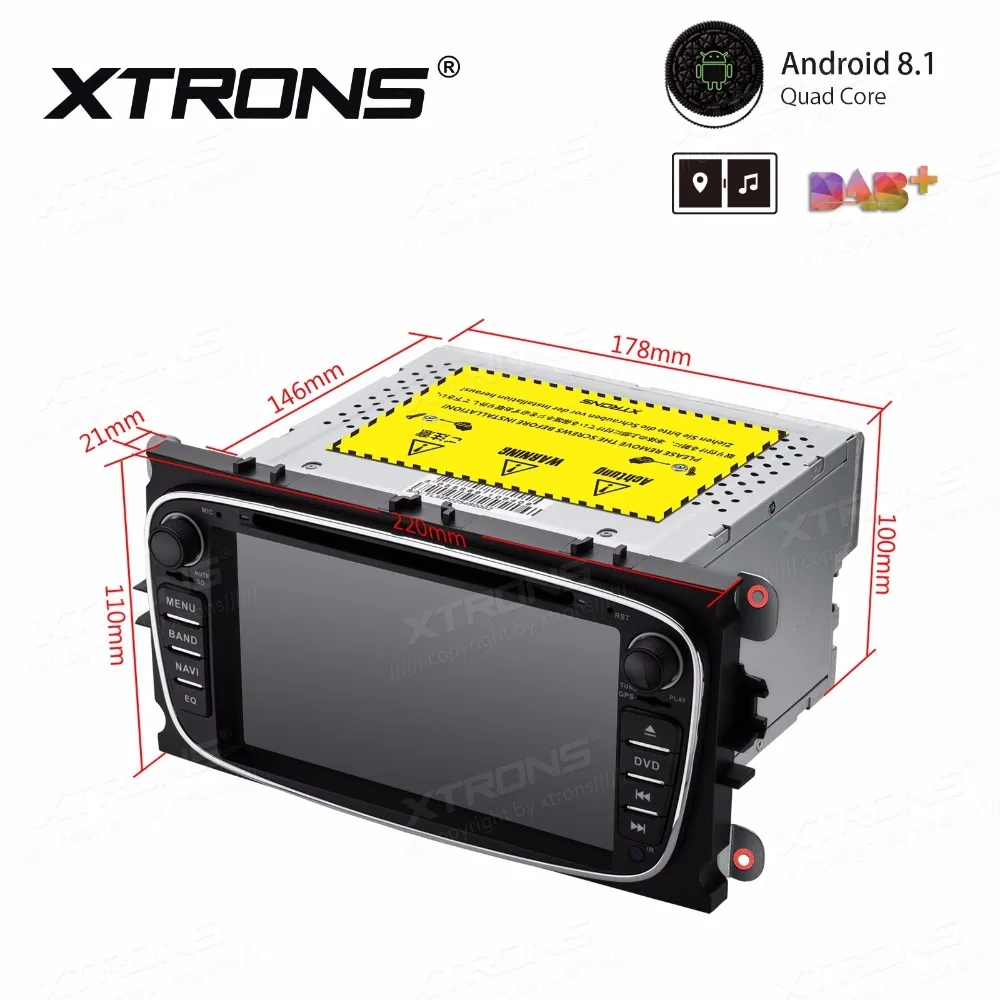 Best 7" Android 8.1 OS Car DVD Multimedia GPS Radio for Ford Focus 2008-2011 & Mondeo 2008-2011 & Galaxy 2006-2011 & C-Max 2008-2011 1