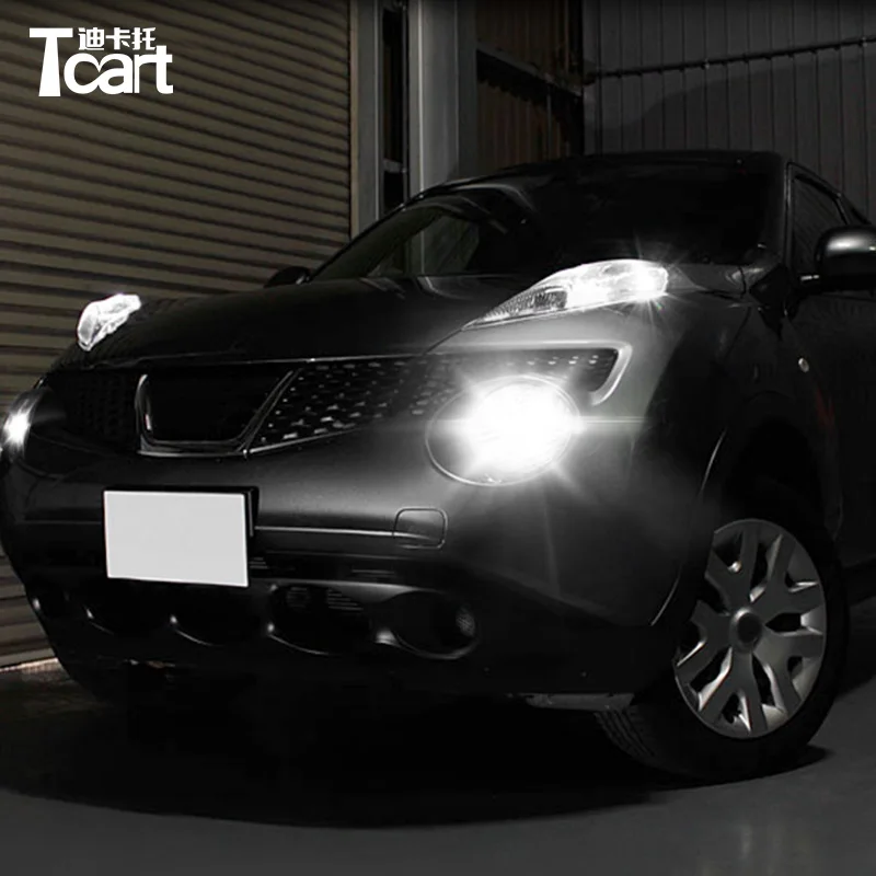 Автомобильные светодиодные фары Tcart H4 9003 P43t противотуманные для Nissan Juke F15 2011 2012 2013