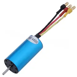 Замена 390 двигателя безщеточный 4800KV для 1/18 WLtoys A959 A949 A959 A969 A979 RC автомобилей багги HSP