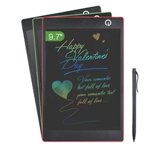 Wholesale 9.7 Inch Color LCD Writing Pad Digital Drawing Tablet Electronic Graphic Board with Stylus for Children Businessmen Deaf People