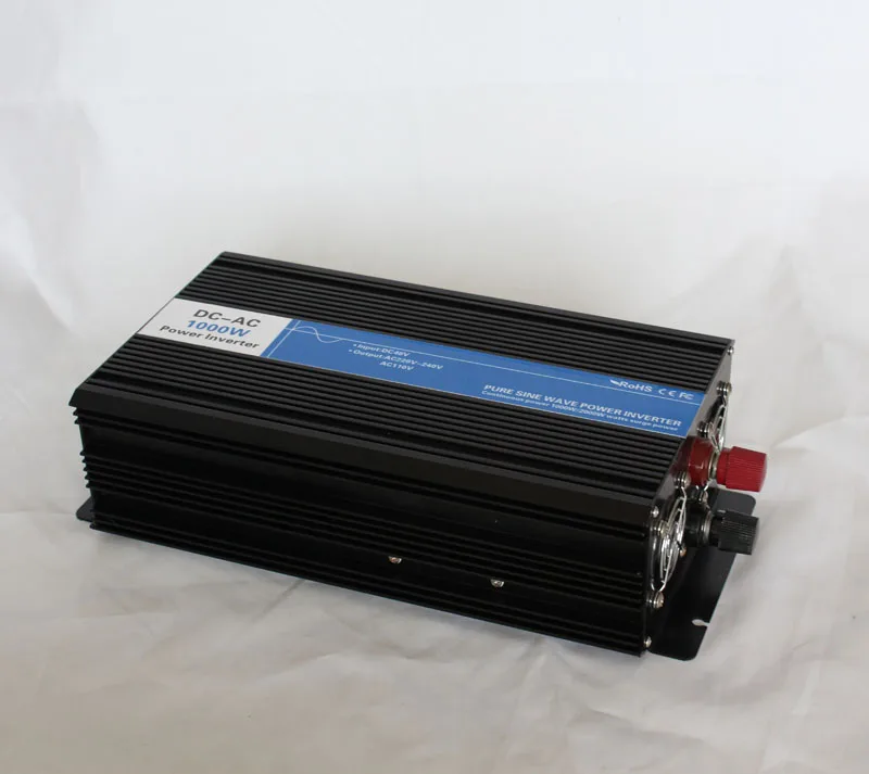 

DC 12V , DC 24V, DC 48V input AC 220V or AC110V output DC-AC 1000W PURE SINE WAVE POWER INVERTER electric inverter