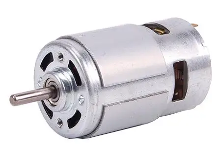 

795 DC Motor Large Torque High Power DC12V-24V Universal Motor Double Ball Bearing Mute High Speed Round Axis