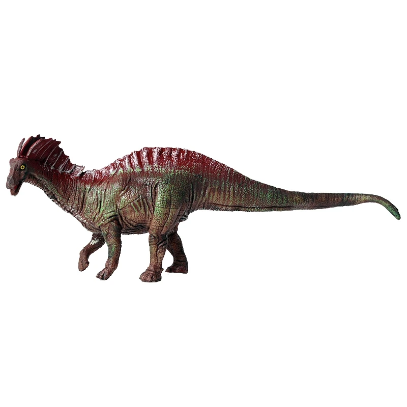 Модель динозавра из Юрского периода, амагарон, твердые статические игрушки динозавров, украшения - Цвет: Red
