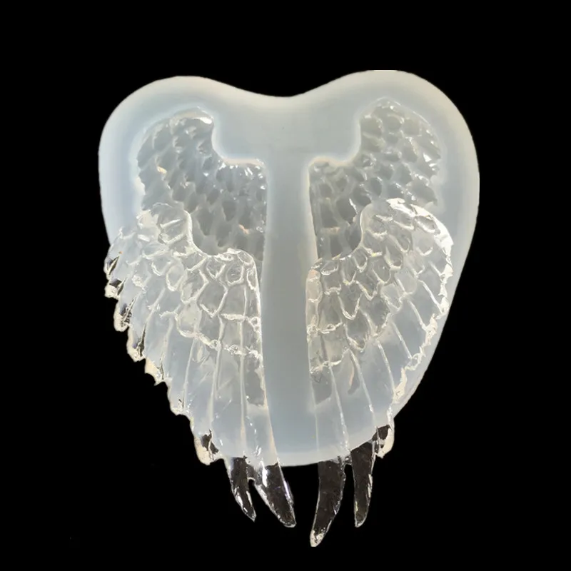The New Mirror Angel Wings Dijiao UV Glue Clay Silicone Mold Phone Case