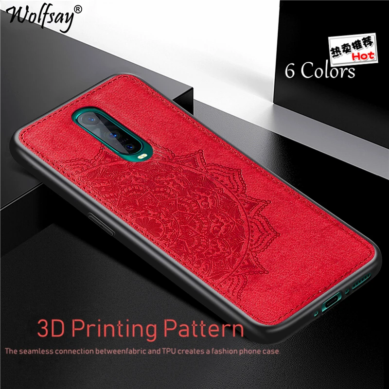 

Cotton Fabric Case For Oppo RX17 Pro Case Magnetic Silicone Bumper Phone Case For Oppo RX17 Pro Cover For Oppo RX 17 Pro Coque