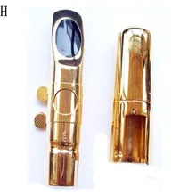 Стиль популярный металлический мундштук для саксофона-тенора позолоченный 7