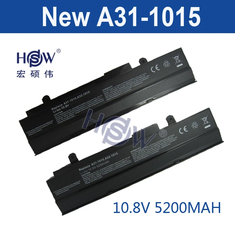HSW Black 5200mAH Battery For Asus Eee PC EPC 1215 PC 1215B 1215N 1015b 1015 1015bx 1015px 1015p A31-1015 A32-1015 AL31-1015 HSW Black 5200mAH Battery For Asus Eee PC EPC 1215 PC 1215B 1215N 1015b 1015 1015bx 1015px 1015p A31-1015 A32-1015 AL31-1015