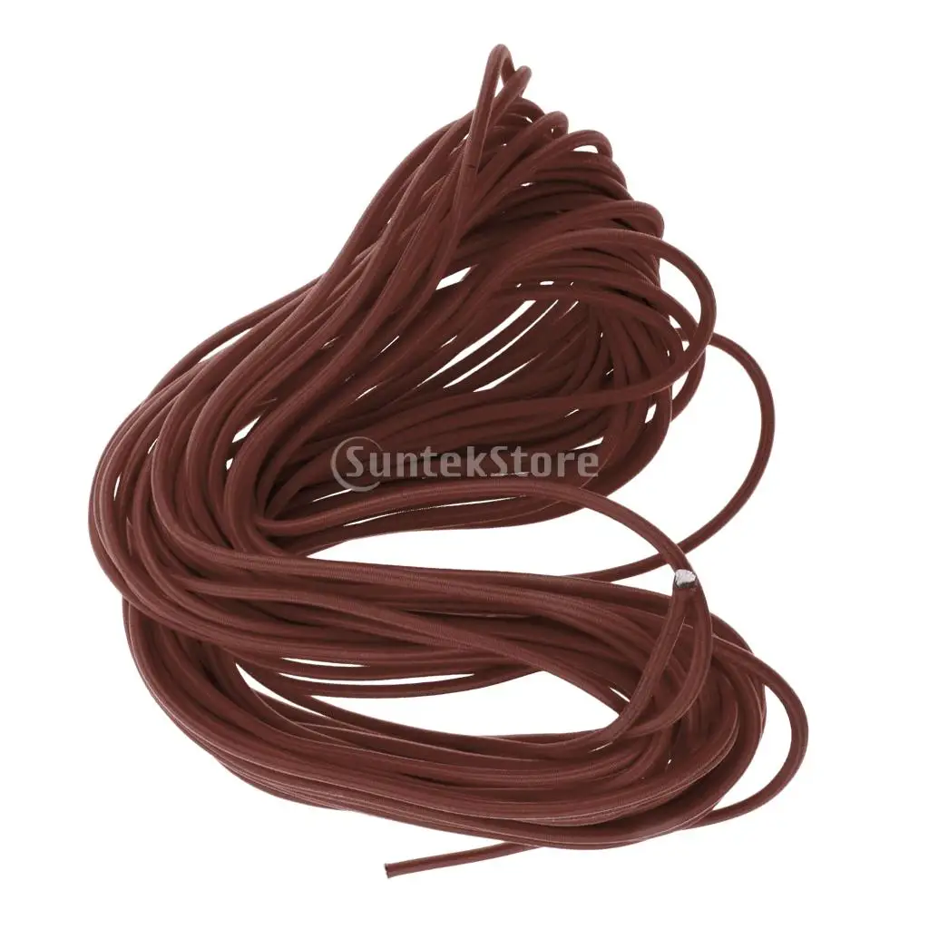  4mm Round Rubber Elastic Bungee Rope Shock Cord Tie Down Boat Trailer Anti-UV 0.5m, 1m, 2m, 300cm, 5m, 10m, 20m, 30m, 50m, 75m