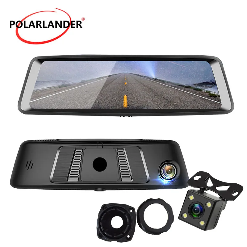S9 10\ DVR Camera Video Drive Recorder 4G Android MP5/MP4/RMVB G-SENSOR Touch Screen WiFi Rearview Mirror 1080P GPS Bluetooth