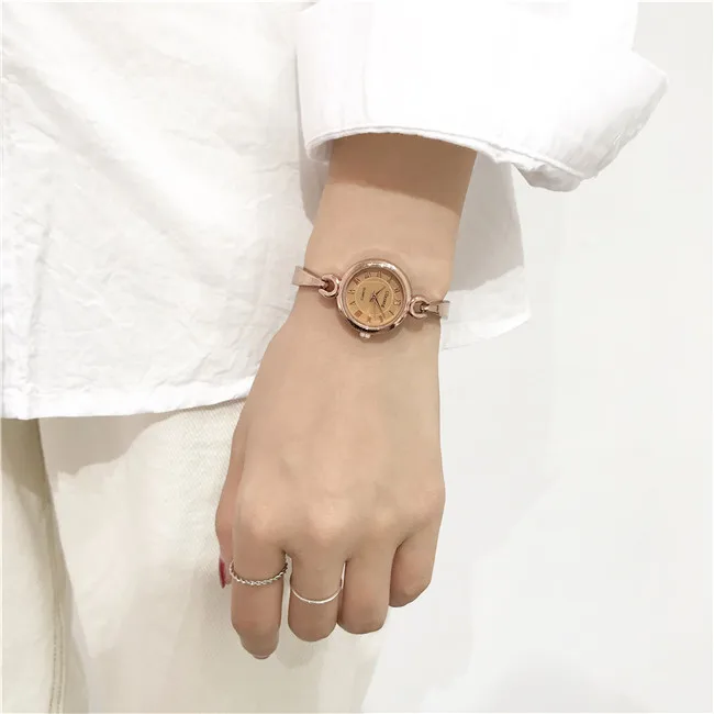 Модные коричневые часы со стальной цепочкой, женские изысканные роскошные женские часы-браслет, новинка,, женские часы Relogio Feminino - Цвет: Brown