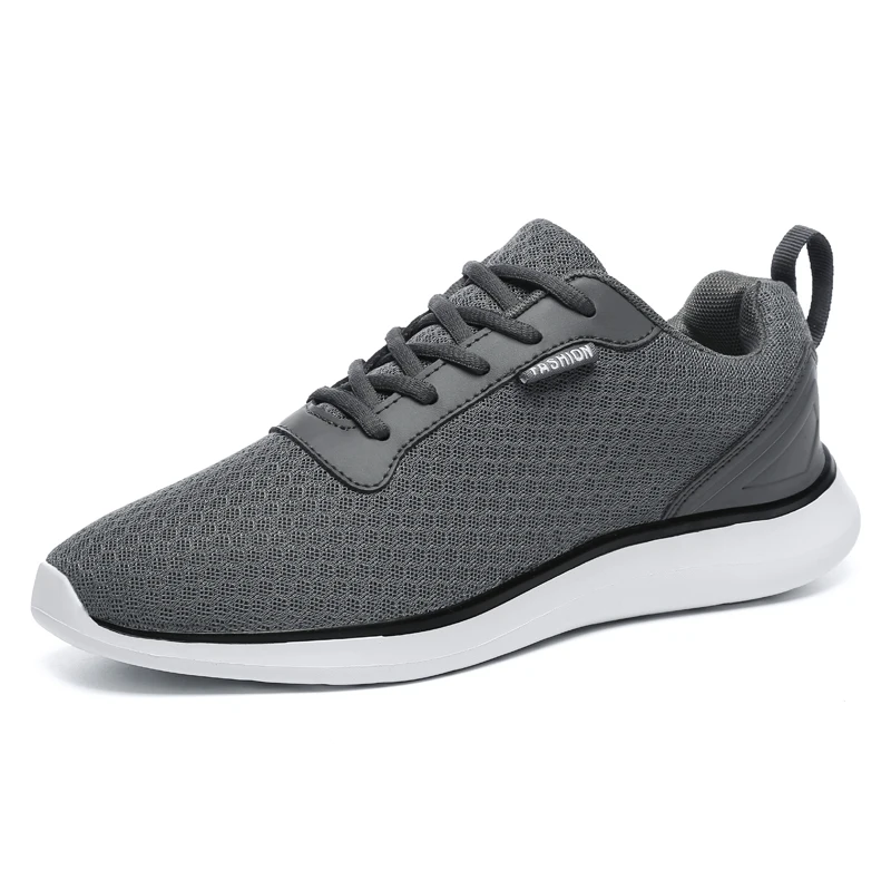 Casuais Adulto Black Calçados Gray light Lazer Ar Homens Platfrom Livre Chaussure dark Sneakers Ao Zapatillas Gray Masculino Tenis Sapatos Moda Homme Vestido 4gEqxwCOO