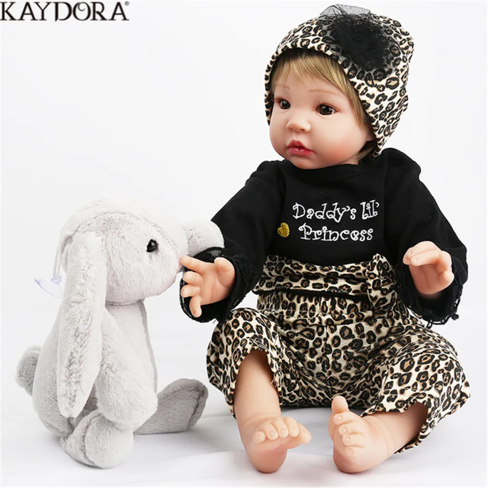 

KAYDORA 22 inch Reborn babies baby Doll Soft Vinyl Body 55 CM Doll Toys For Girl Boy Soft Silicone Birthday Gift Lifelike