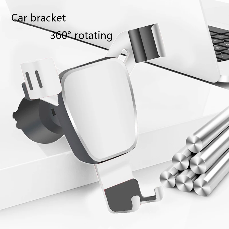 

Car phone bracket auto accessories car air outlet socket 360 ° rotating bracket mobile phone to adjust the angle at any time