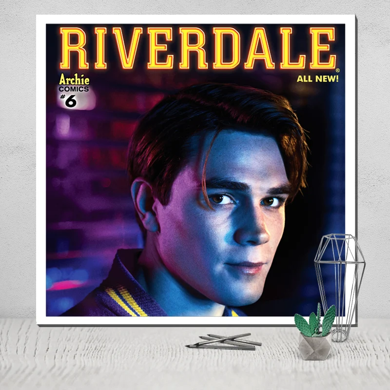 Riverdale Холст плакат живопись фото плакат Formule 1 Tableau Cuadros Cadre Cuadros Decoracion Affiche фильм Mortal Kombat поп - Цвет: Цвет: желтый