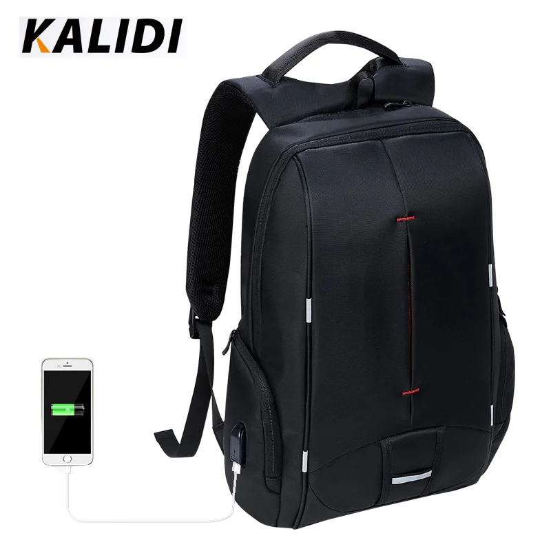 KALIDI Waterproof Laptop Bag 17 inch for Women Men SchoolBag Notebook Bag 15.6inch USB Charger ...