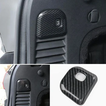 

For Jeep Grand Cherokee 2014-2017 ABS chrome/Carbon Fibre Car Tail door electric switch Cover Trim car styling accessories 1pcs