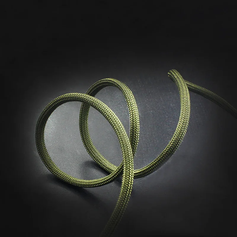 Army Green Black Paracord 550 Climbing Lanyard Tent Rope 4mm 7 Stand Knife  Lanyard Paracord Survival Bracelet For Hiking Camping