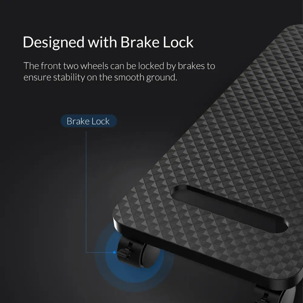 Beste Orico Computer Cpu Stand Met Wielen Stabiele Verticale Stand Voor Computer Gevallen Pc Torens Waterdichte Cpu Stand Black