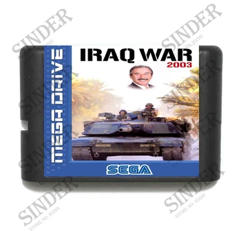 

Iraq War 2003 16 bit MD Game Card For Sega Mega Drive For Genesis