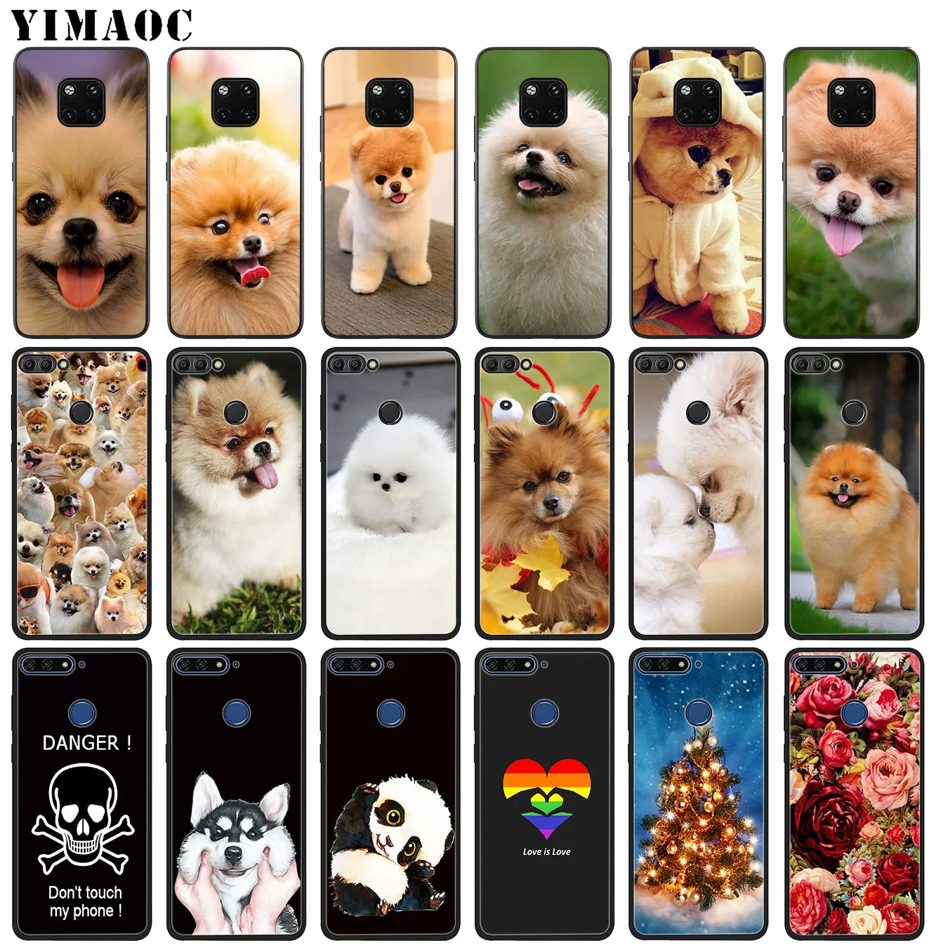 Мягкий силиконовый чехол для телефона YIMAOC Pomeranian dog dogs Huawei Mate 30 20 10 Pro Lite Nova 5I 5t 5 3i 3
