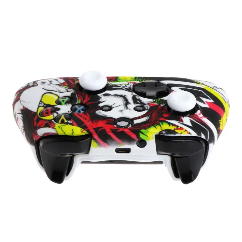 

Queen Pattern Silicone Gamepad Cover+2 Joystick Caps For XBox One X S Controller-Y1QA