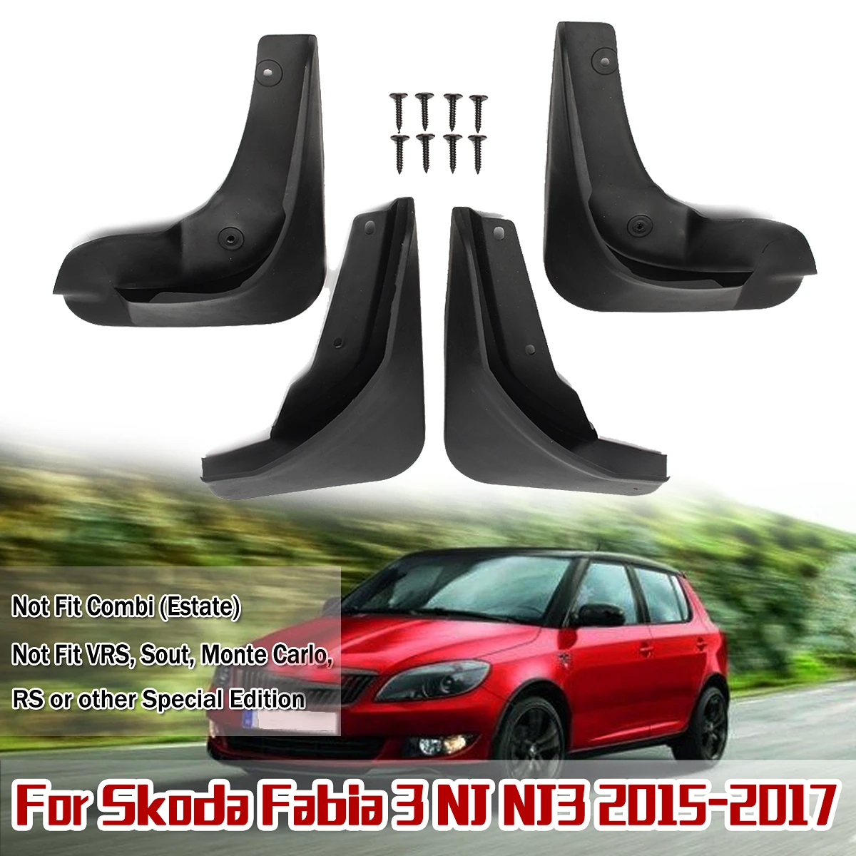 Buy 1set Car Front Rear Mud Flaps Mudguards Mudflaps