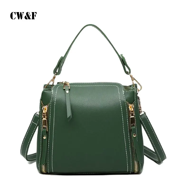 New Korean portable buckets shoulder bag Messenger Messenger simple fashion trendy wild tide