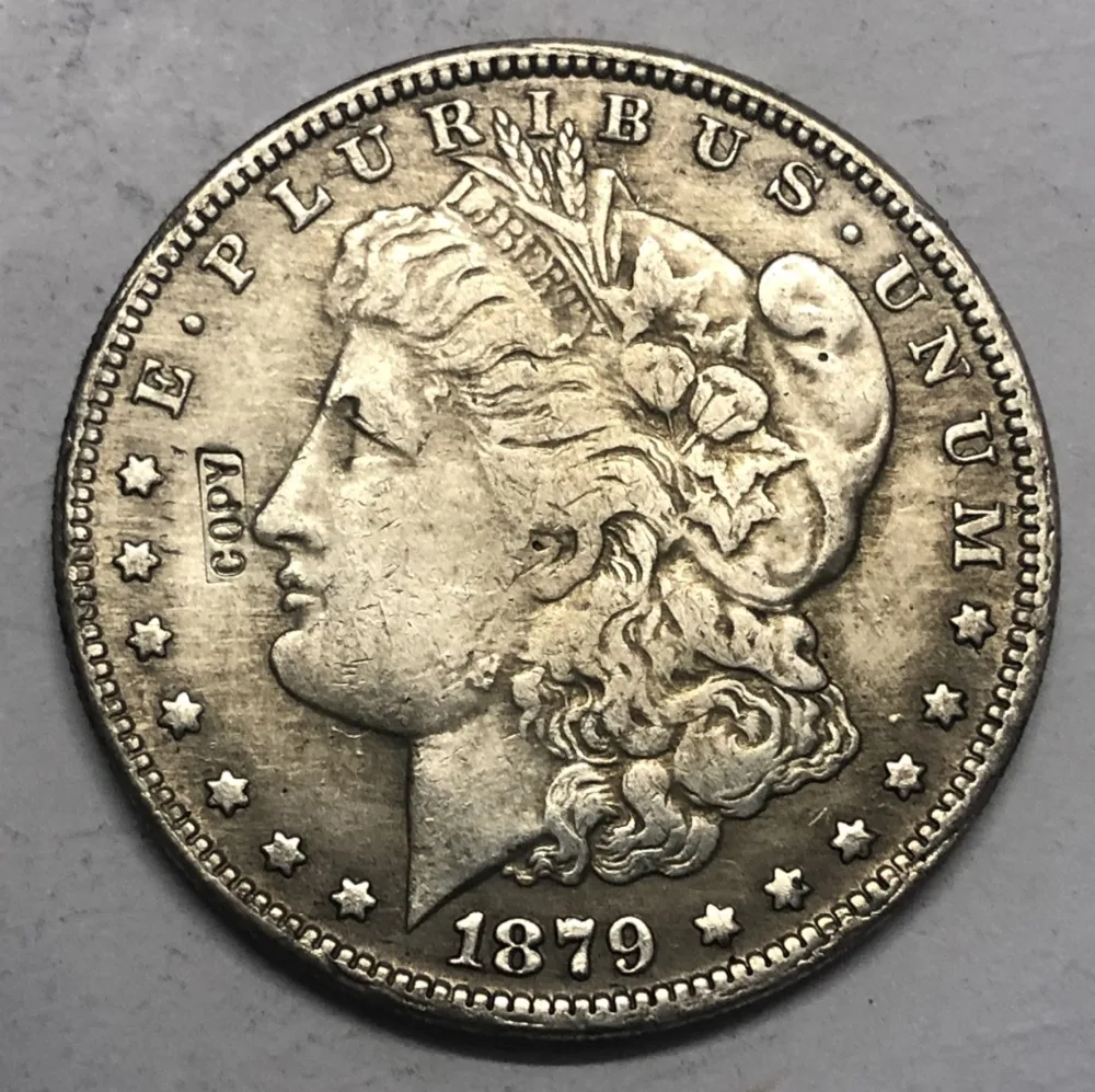 1879 ( P.S.O) United States Morgan One Dollar Silver Plated Copy Coin Choose any one mint) | Дом и сад