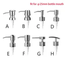 1 шт. x 304 нержавеющая сталь диспенсер для мыла польский Кухонная Раковина жидкий насос для замены лосьона банки, бутылки аксессуары