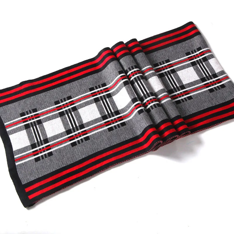 

Free Shipping 2017 High Quality Men's Cashmere Scarves Wholesale Classic Plaid Fringed Scarves For Men and Women Size 190* 30 CM