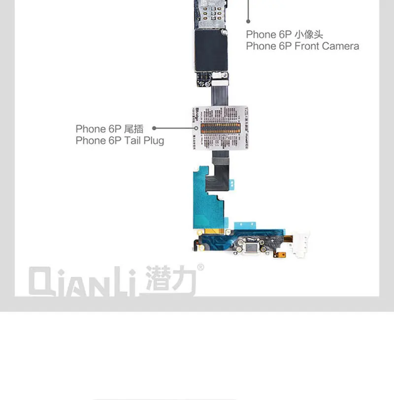 QianLi iBridge материнская плата для диагностики инструмента тестирования материнская плата Pin FPC испытания кабель для передачи данных для iPhone 6/6 P/6 S/6 S Plus/7/7 Plus/8/8/X