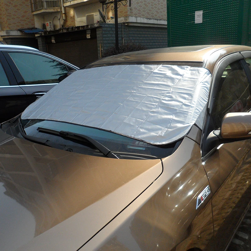 

Car front windshield snow ice protector sunshade for Citroen C-Quatre C-Triomphe Peugeot 206 207 208 301 307 308 407 2008 3008