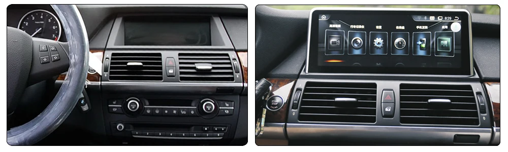 Sale 6-Core Android System Update Car GPS For BMW X5 E70 2006~2010 Autoradio Navigation Car Multimedia 9