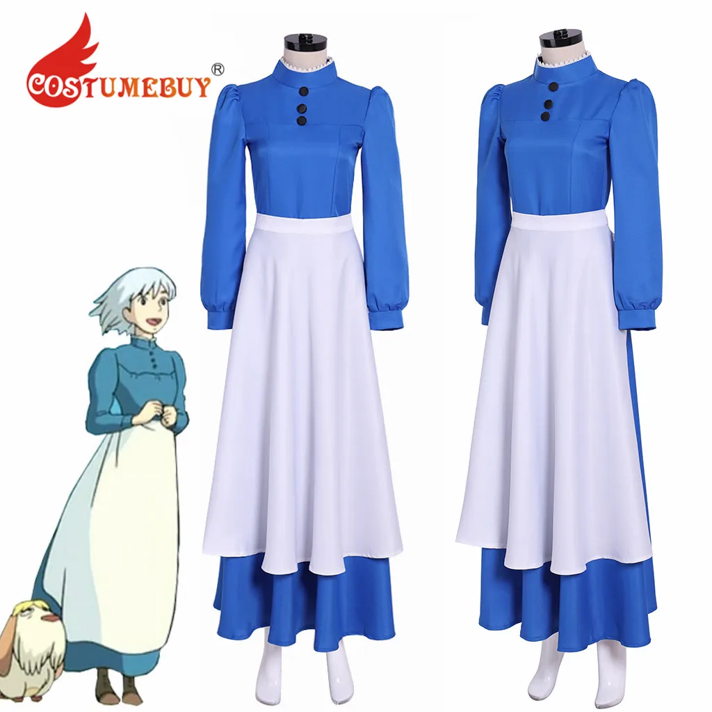 CostumeBuy Howl's Moving Castle Sophie Карнавальный костюм для взрослых женщин и девочек