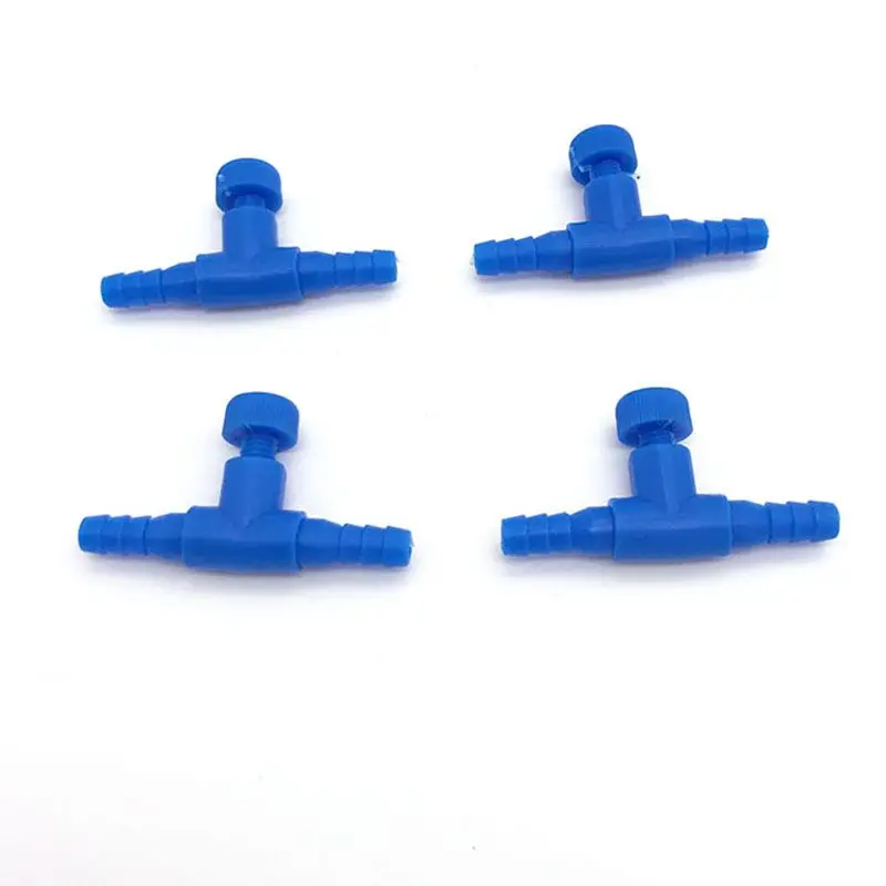 

2/3 ways Aquarium Fish Tank Air Pump Connector Control Valve Air Pipe Tube For Aquarium 5pcs/lot 4mm Aquarium Air Control Valve