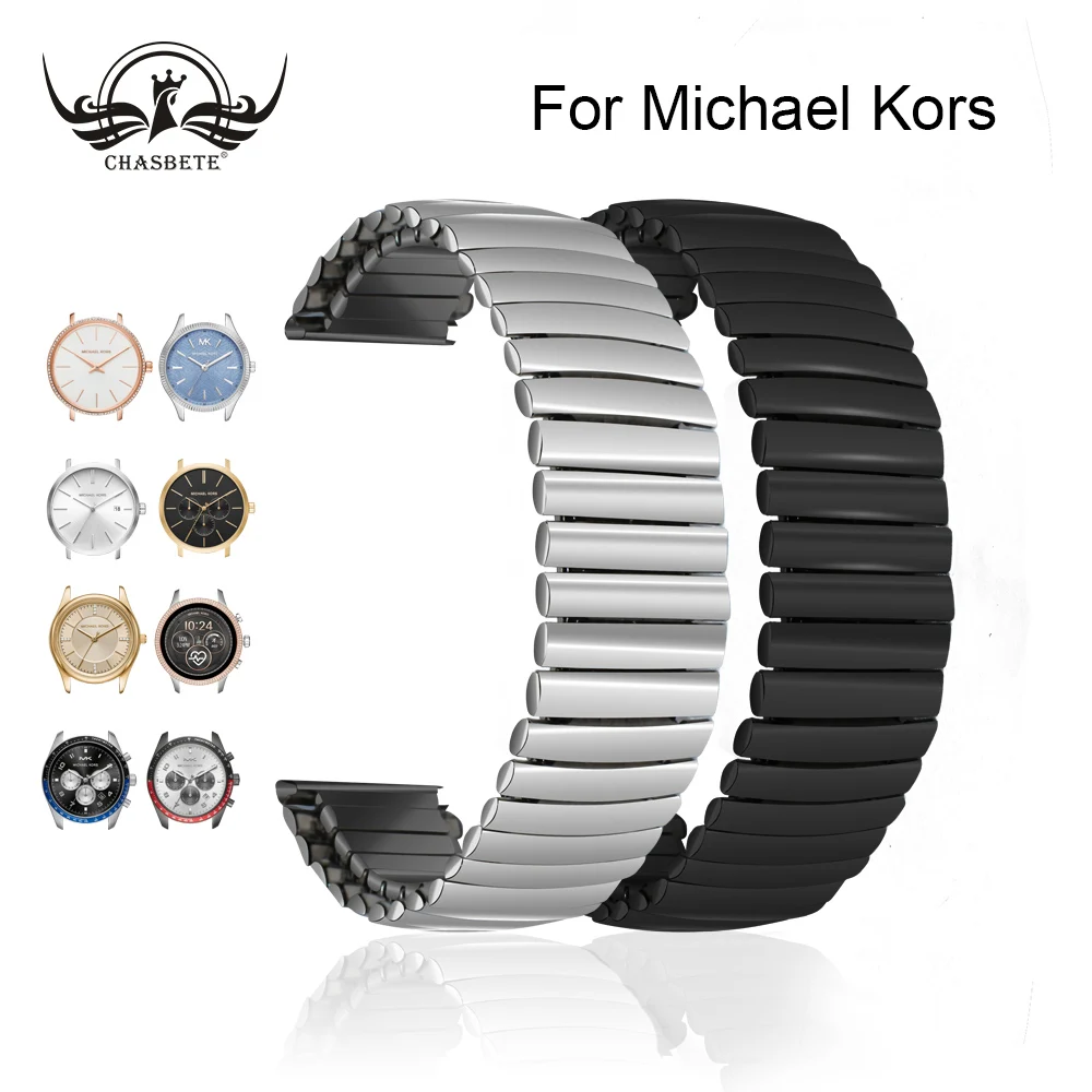 Ремешок из нержавеющей стали для наручных часов Michael kors популярный быстросъемный