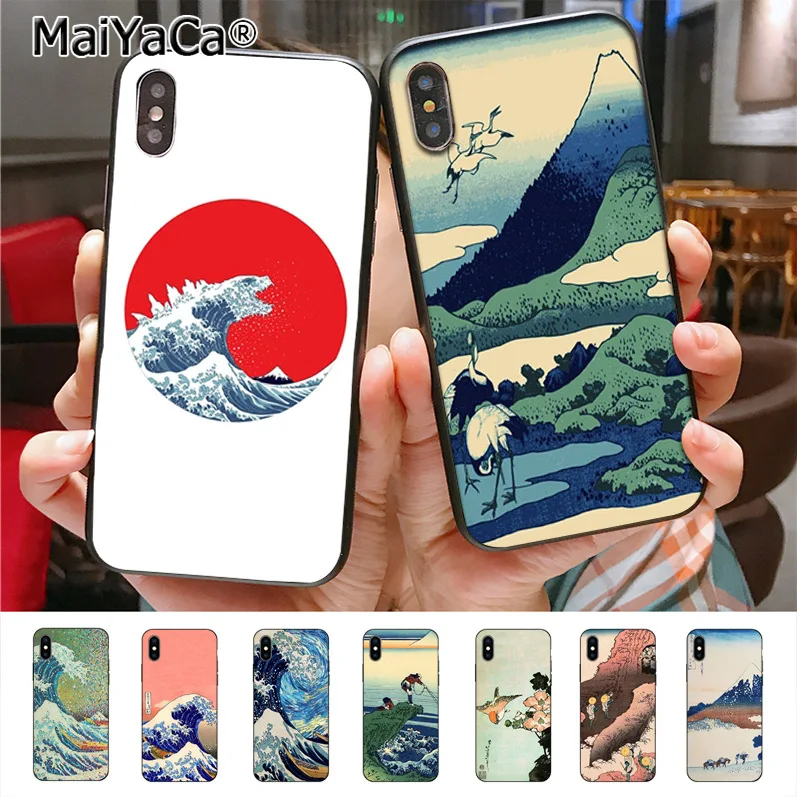 

MaiYaCa Hokusai Great Wave off Kanagawa phone case for iphone 11 Pro X 8 7 6 6S Plus 5 5S SE cass