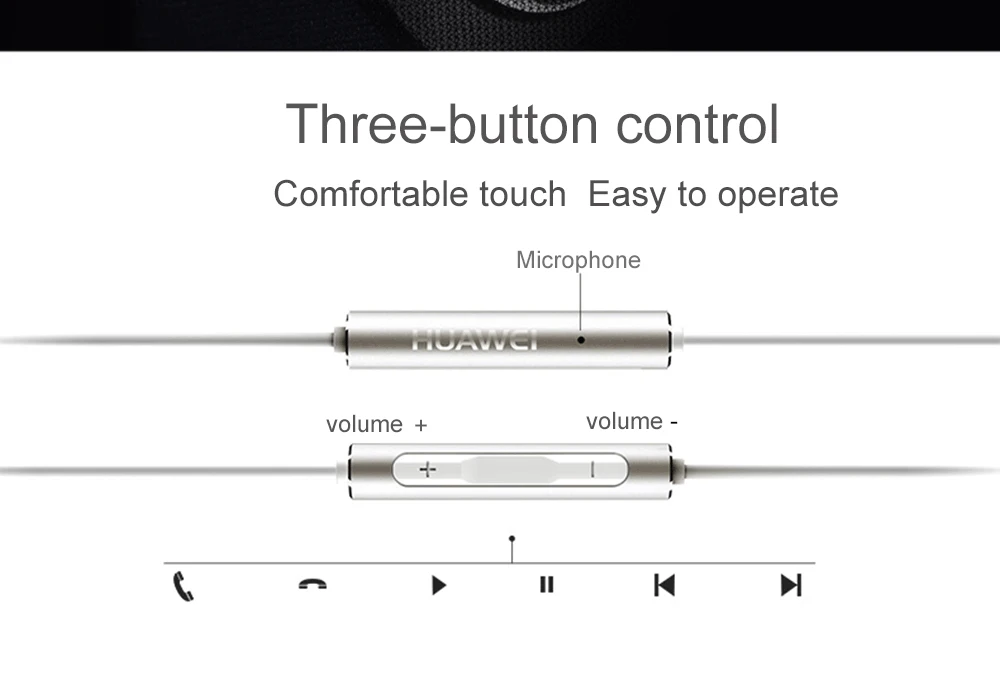 Проводные наушники huawei AM 116, наушники-вкладыши с микрофоном, регулятор громкости, динамик, металлическая вилка 3,5 мм, гарнитура для huawei P10