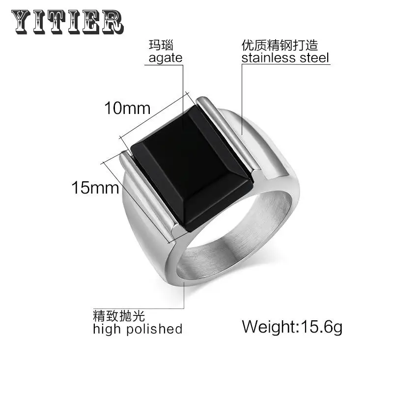 2 Pcs/lot High Quality Titanium Cool Charming Fashion Men Nice Plating Gold Identity Popular Elegant Ring Boy Gold Steel Color