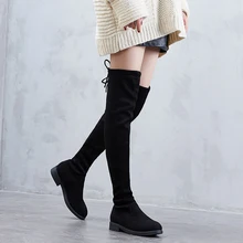 2019 New Fashion Women Boots Black/Gray Over the Knee Boots Thigh High Boots Long Boots Spring/Autumn Lady Shoes Woman Footwear 2019 New Fashion Women Boots Black/Gray Over the Knee Boots Thigh High Boots Long Boots Spring/Autumn Lady Shoes Woman Footwear
