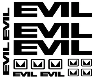 

For 1Set Evil Bike Universal Decals Set 14 DH MTB Covert Bandit Blindside Freeride Car Styling
